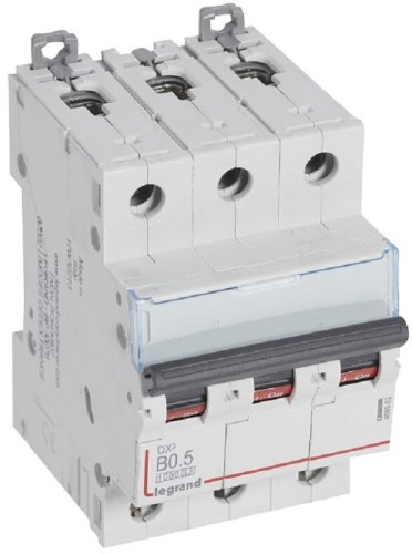 Выключатель автоматический Legrand DX3-E 10000 3п 0.5А B 16кА картинка